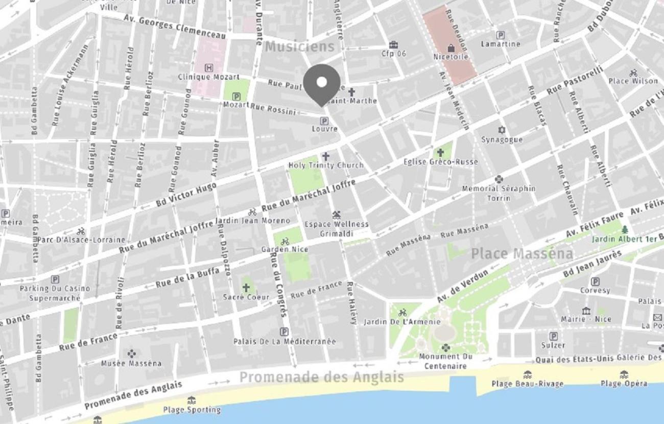 Aparthotel Riviera - Grimaldi - Carre D'Or - Bigger 1 Bedroom Apartement Ac - Balcony - 5Mn Promenade Des Anglais - Balcon Palais Alphonse Karr 1 Ніцца Екстер'єр фото